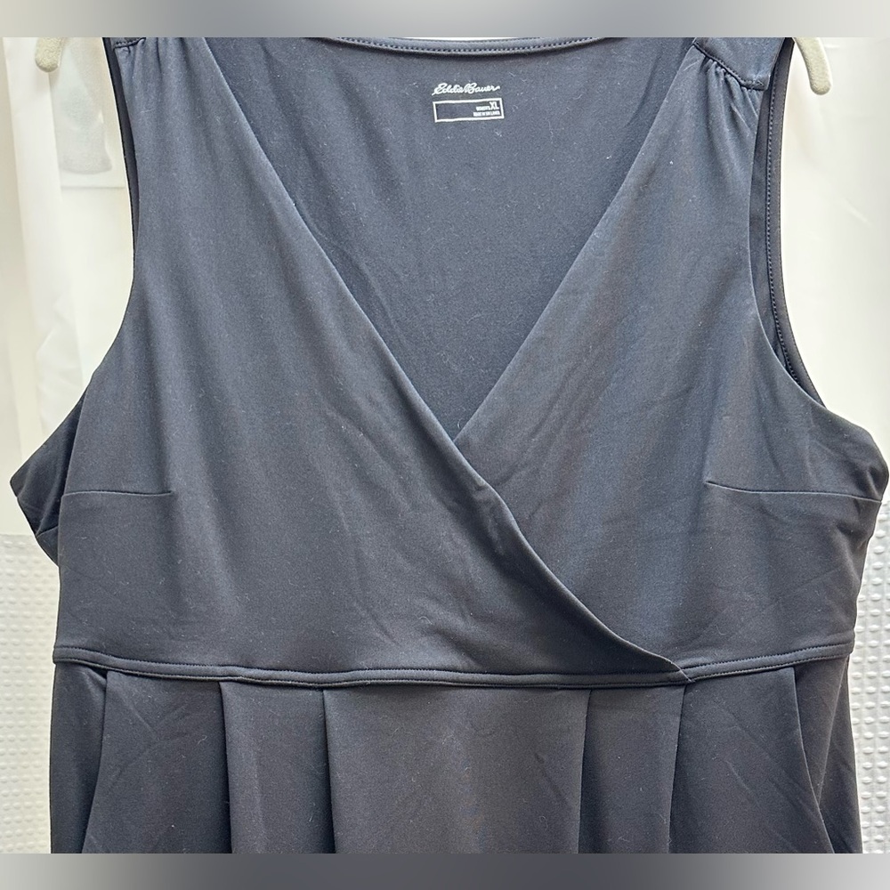 Eddie Bauer Black NWOT Dress w/Pockets XL - Picture 3 of 8